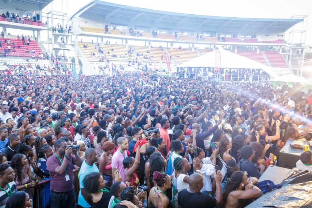 La foule au Festival World Creole Music