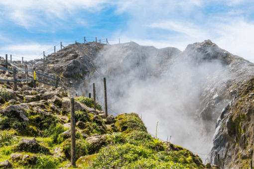 Sommet de La Soufrière en Guadeloupe